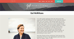 Desktop Screenshot of gailmcwilliams.com